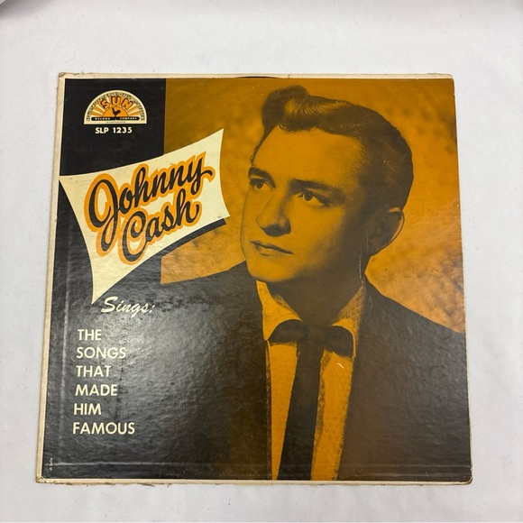 Vtg. 1958 Johnny Cash Sings: The Songs That Made Him Famous SLP 1235 Sun Records - Picture 2 of 9